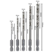 Bosch - Bohrer-Set PRO Metal HSS-G Hex 2608595517 Spiralbohrer Set
