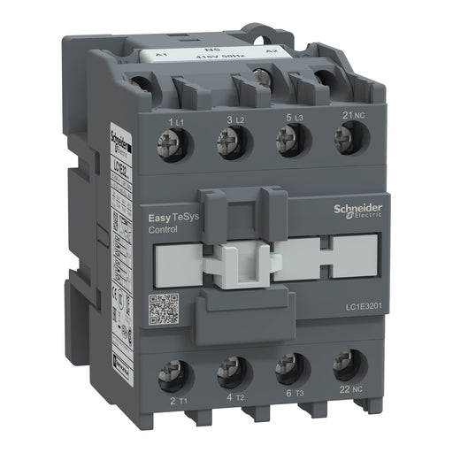 Schneider Electric - Leistungsschütz zum Schalten von Wechselstrom Leistungsschütz Easy TeSys LC1E3201N5 3P 32A 415VAC 50Hz