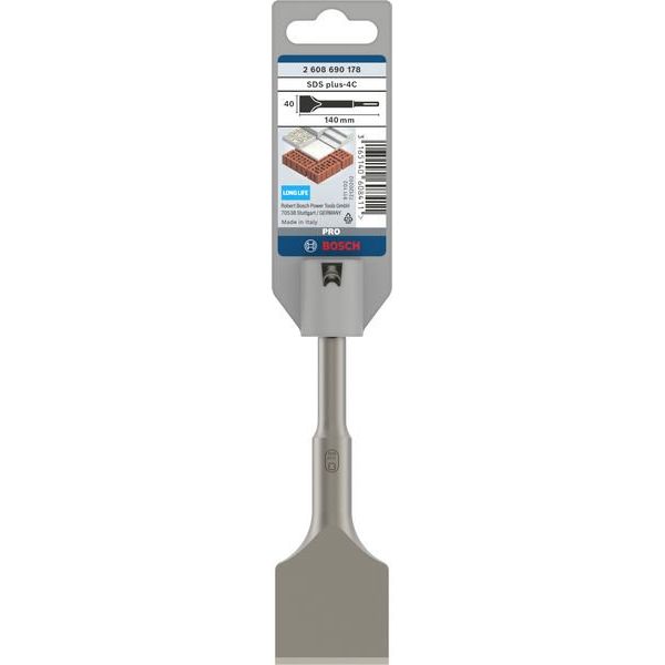 Bosch - Maschinenmeißel PRO SDS plus-4C 2608690178 Spatmeißel 40 x 140