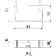 OBO Bettermann - Rohrschelle Quick-Schelle ALQ M25 M25 − 100 Stück
