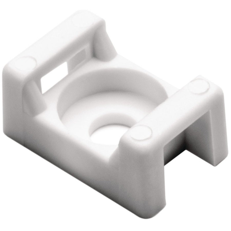 HellermannTyton - Befestigungssockel und -element für Kabelbinder Befestigungssockel CTM1 PA66 WH 100 14,7x9,4mm − 100 Stück