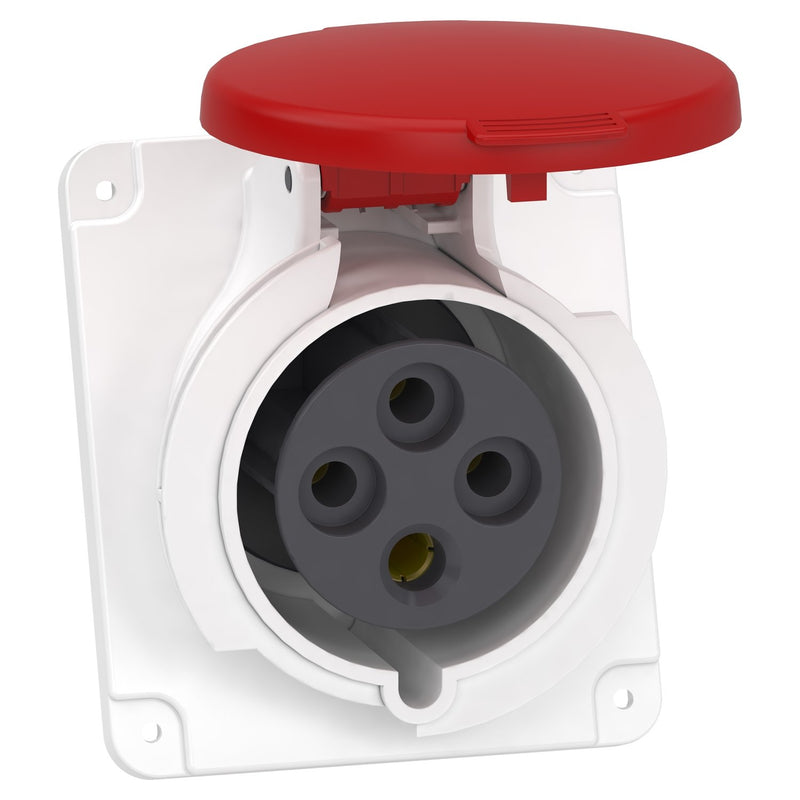 Schneider Electric - CEE-Anbausteckdose (IEC 60309) Industriesteckdose PKY32F434 gewinkelt, 32A, 3p+E