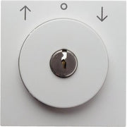Berker - Abdeckung/Bedienelement für Installationsschalterprogramme Zentralstück m Schloss 1081898900 für Jal. S.1 pw
