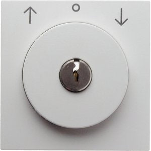 Berker - Abdeckung/Bedienelement für Installationsschalterprogramme Zentralstück m Schloss 1081898900 für Jal. S.1 pw