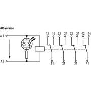 Weidmüller - Schaltrelais Relaiskoppler RCMKITI115VAC4COLD 4W 115VAC − 10 Stück