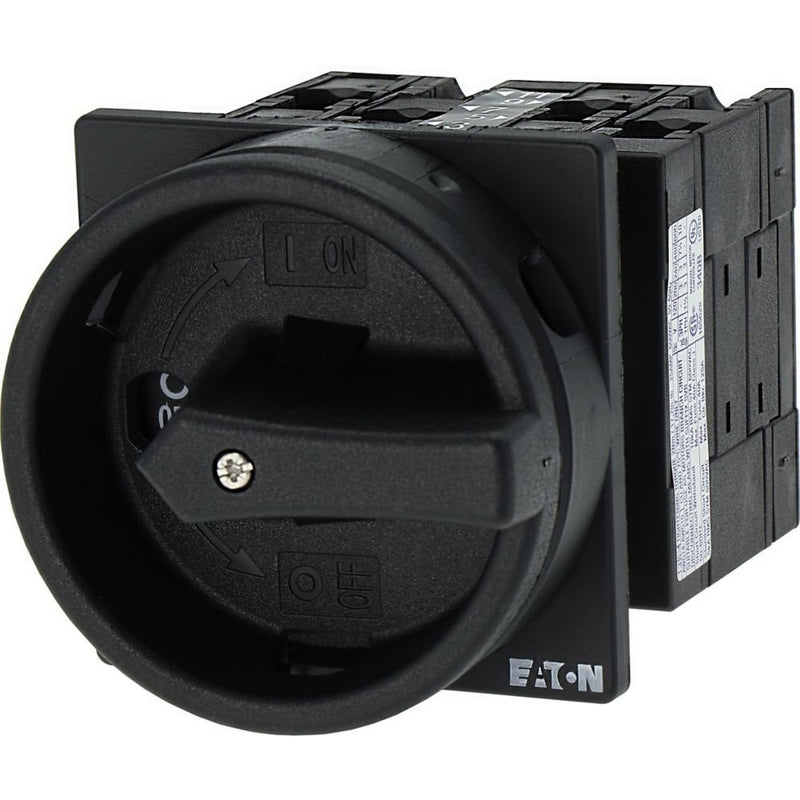 Eaton - Lasttrennschalter Hauptschalter 3polig 32A T3-3-8901/EA/SVB-SW Einbau 90Grd Halt-F