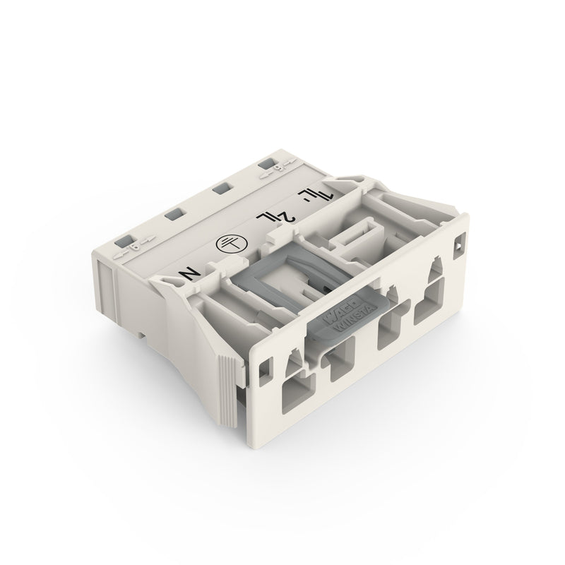 WAGO - Geräteanschluss für steckbare Gebäudeinstallation Snap-In-Stecker 770-734 4-polig,Kod. A,weiß − 100 Stück