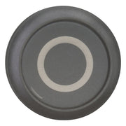 Eaton - Frontelement für Drucktaster Drucktaste M22S-D-S-X0 flach,schwarz − 10 Stück