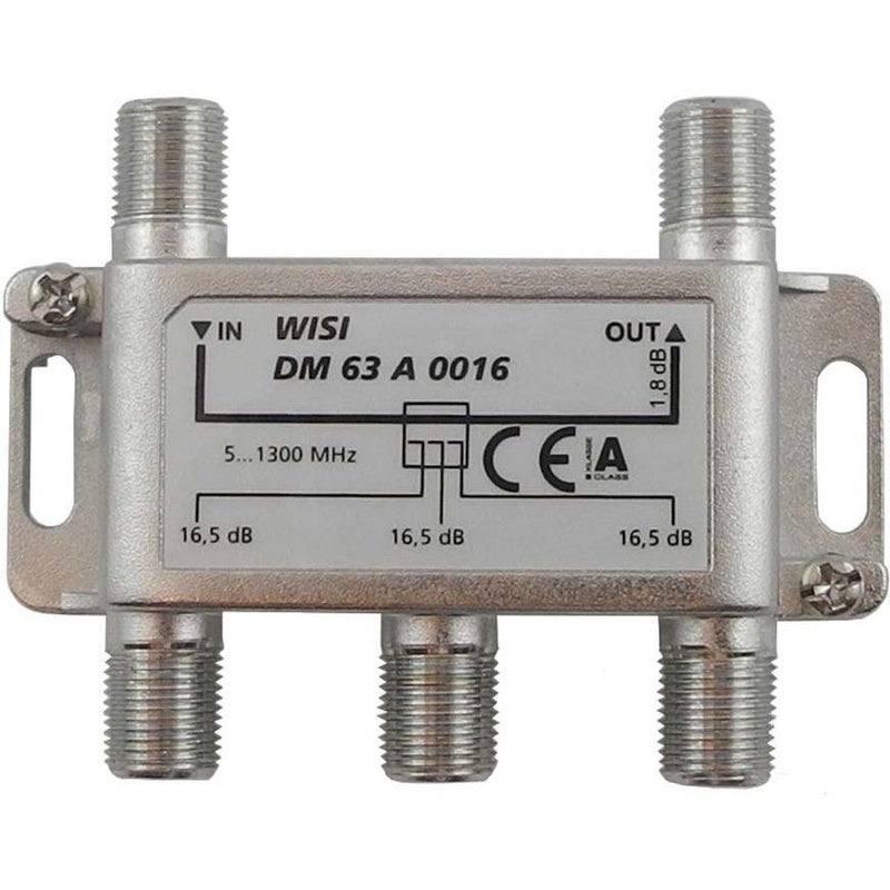 Wisi - Abzweiger und Verteiler Abzweiger 3f. DM 63 A 0016 5-1300MHz,16dB Cl.A