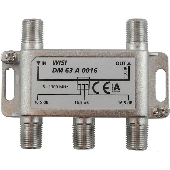 Wisi - Abzweiger und Verteiler Abzweiger 3f. DM 63 A 0016 5-1300MHz,16dB Cl.A  − 1 Stück
