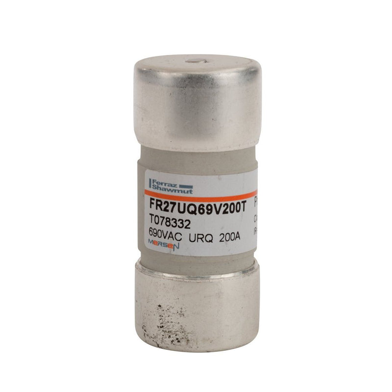 Mersen - Zylindrische Sicherung Sicherungseinsatz zylindr. FR27UQ69V200T aR 27x60 200A − 10 Stück