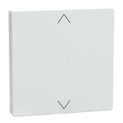 Merten - Abdeckung/Bedienelement für Installationsschalterprogramme Wippe lotosws MEG5215-6035 1fach Pfeile Auf/Ab