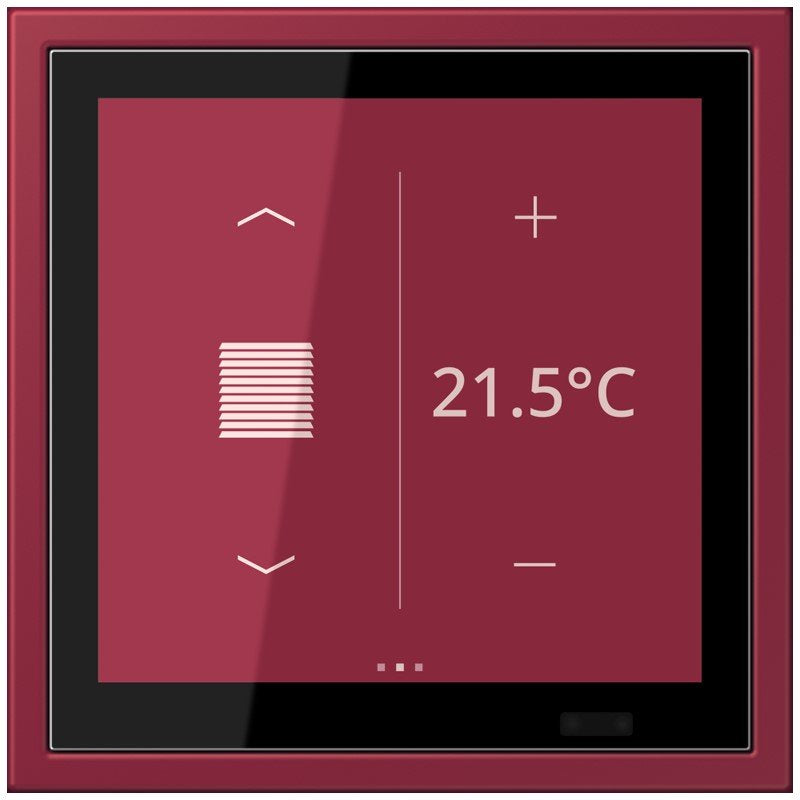 Jung - Bussystem-Mehrfach Bediengerät KNX Raumcontroller LCZ 459 BFD1S 255 le rubis
