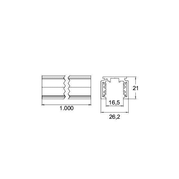 Brumberg Leuchten - Stromschiene 48 V-Stromschiene DALI 88487180