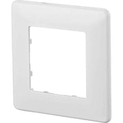 Metz Connect - Abdeckrahmen für Schaltermaterial Sockelleistenkanal Abdeckplatte 1fach 820395-0102-I rws 80x80