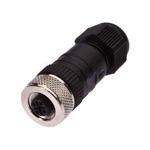 Ipf Electronic - Rundsteckverbinder, feldkonfektionierbar (Industriesteckverbinder) Kabeldose, gerade, VK003C24 Selbstkonfektionierb