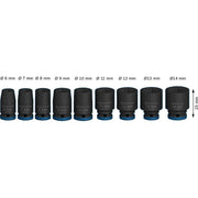 Bosch - Steckschlüsselset PRO Impact 2608003034 Steckschlüsselsatz