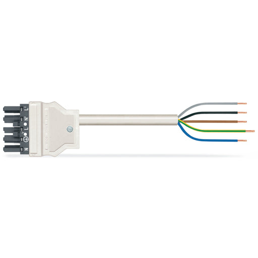 WAGO - Konfektionierte Leitung für steckbare Gebäudeinstallation konfekt. Anschlussleitung 771-8985/117-204 Eca,Buchse