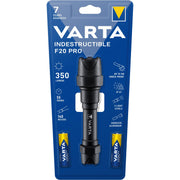 Varta Cons.Varta - Taschenleuchte LED-Taschenlampe IndestructibleF20Pro F20 Pro 2AA m.Batt