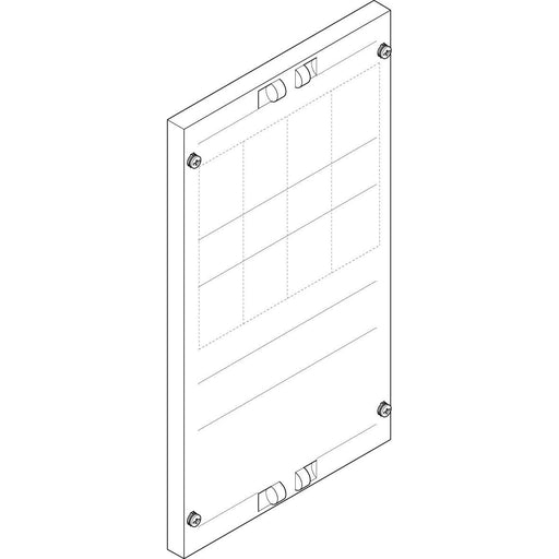 ABN - Abdeckung für Verteilerfeld Abdeckplatte FAP13709N 250x450mm 1FB/3RE