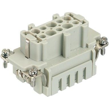 Harting - Kontakteinsatz für Rechtecksteckverbinder Buchseneinsatz 09340032702 3Hv E, 3-polig + 2 R