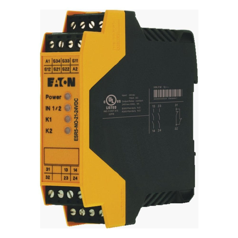 Eaton - Gerät zur Überwachung von sicherheitsgerichteten Stromkreisen Sicherheitsrelais ESR5-NO-21-24VDC NOT-AUS 24V DC