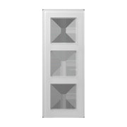 Jung - Abdeckrahmen Glasrahmen 3fach AV 583 GLM WW alpinweiß (Glas)