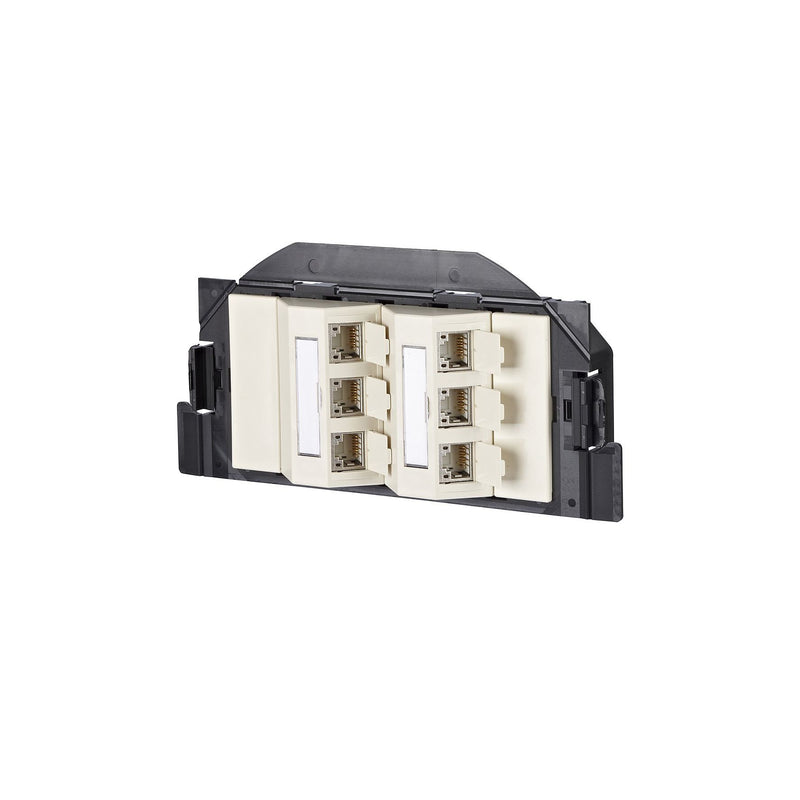 Metz Connect - Kommunikationsanschlussdose Kupfer Unterflurdose C6Amodul 130B11S60201-E 6Port 180 GB2,pws