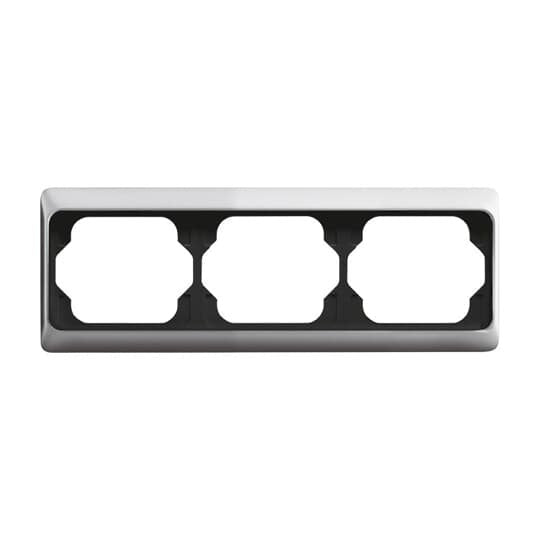 Busch-Jaeger - Abdeckrahmen Rahmen 3-fach 1723 KA-266 titan, waager.,alpha  − 1 Stück
