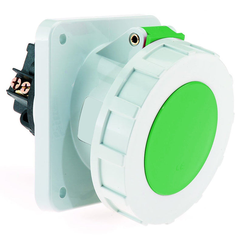 Bals Elektrotech - CEE-Anbausteckdose (IEC 60309) Anbausteckdose geneigt 63A 12035 4p >50V 10h IP67