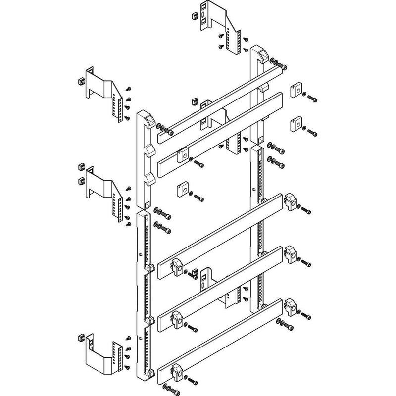 ABN - Verteilerfeld für Installationsverteiler Sammelschienen-Modul MFSC28985 flach 2FB/8RE