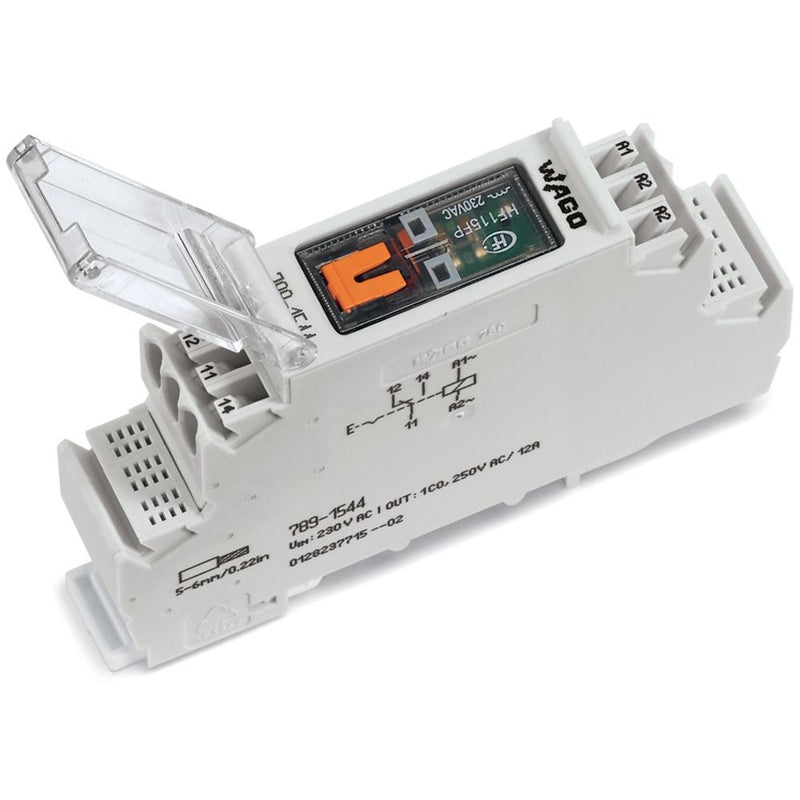 WAGO - Schaltrelais Relais-Baustein 789-1544 230VAC 12A 1U Hand