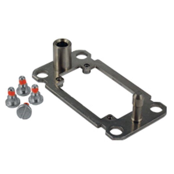 Ilme - Befestigungselement für Industriesteckverbinder Andockrahmen CR 10 DF