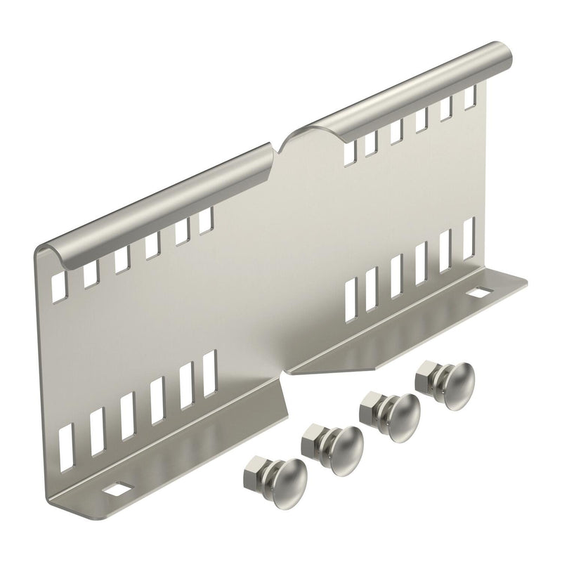 OBO Bettermann - Verbinder für Kabeltragsystem Winkelverbinder LWVG 110 A2 Kabelleiter 114x300 − 10 Stück