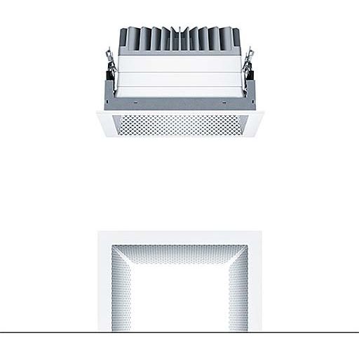 Zumtobel Group - Downlight/Strahler/Flutlicht LED-Deckeneinbauleuchte PANOS EVO #60816118 Q190H 840 LDO FAL WH