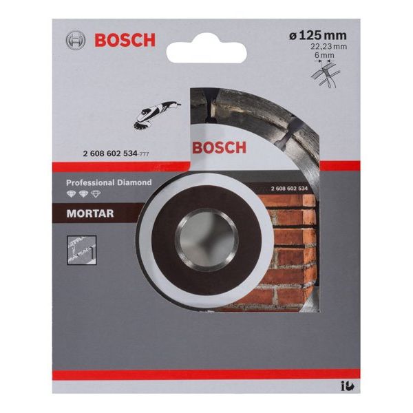 Bosch - Trenn-/Schleifscheibe Diamanttrennscheibe 2608602534 125x22,23mm