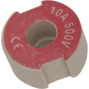 Mersen - D-Ring-Passeinsatz D-Schraub-Paßeinsatz 01657.010000 D II 10A rot