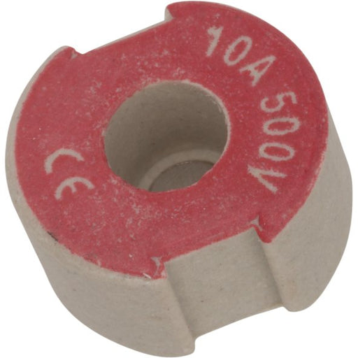 Mersen - D-Ring-Passeinsatz D-Schraub-Paßeinsatz 01657.010000 D II 10A rot