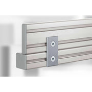 Item - Verbinder für Stiel/Profilschiene Lasche 0.0.666.35 weißaluminium