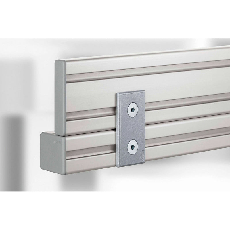 Item - Verbinder für Stiel/Profilschiene Lasche 0.0.666.35 weißaluminium