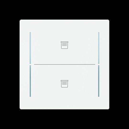 Busch-Jaeger - Bussystem-Tastwippe Abdeckung als Taster LFJT/A.2.70.11-44m 2f. Symbol Jalousie
