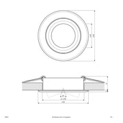 EVN Lichttechnik - Downlight/Strahler/Flutlicht NV Deckeneinbauleuchte 695001 IP20 GX5,3