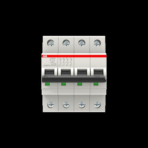 ABB Stotz S&J - Leitungsschutzschalter Sicherungsautomat S204M-K1 10 kA, 1 A, 4P