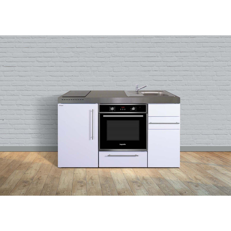 Stengel - Mini-Küche Miniküche Premiumline MPB150KSBOIKFliBreS weiß