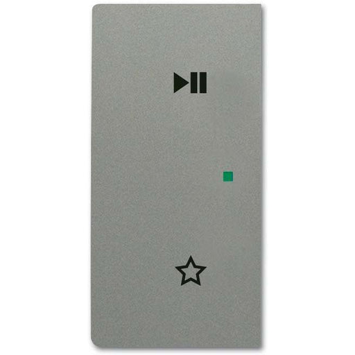 Busch-Jaeger - Bussystem-Tastwippe Wippe 6237-21-803 graumetallic