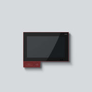 Siedle&Söhne - Innenstation für Türkommunikation A/V Innenstation Axiom A 180-10 R Perlrubinrot