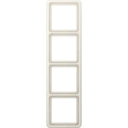 Jung - Abdeckrahmen Rahmen 4-fach ws CD 584 W waage/senkrecht