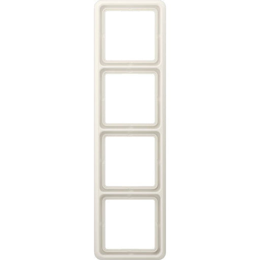 Jung - Abdeckrahmen Rahmen 4-fach ws CD 584 W waage/senkrecht