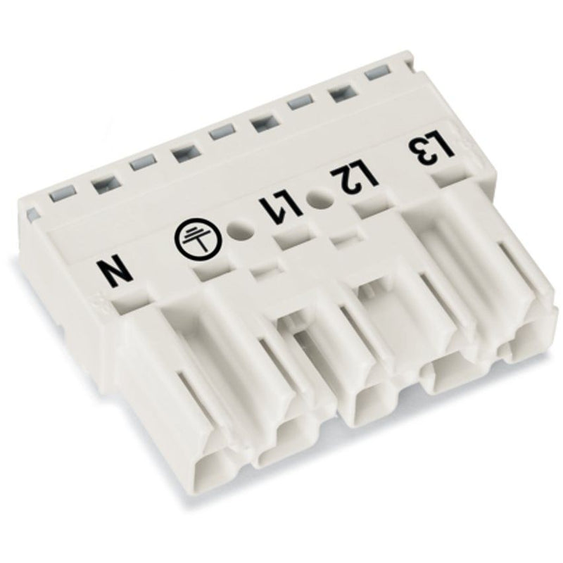 WAGO - Steckverbinder für steckbare Gebäudeinstallation Stecker 770-235 2x0,5-4mmq weiß − 50 Stück