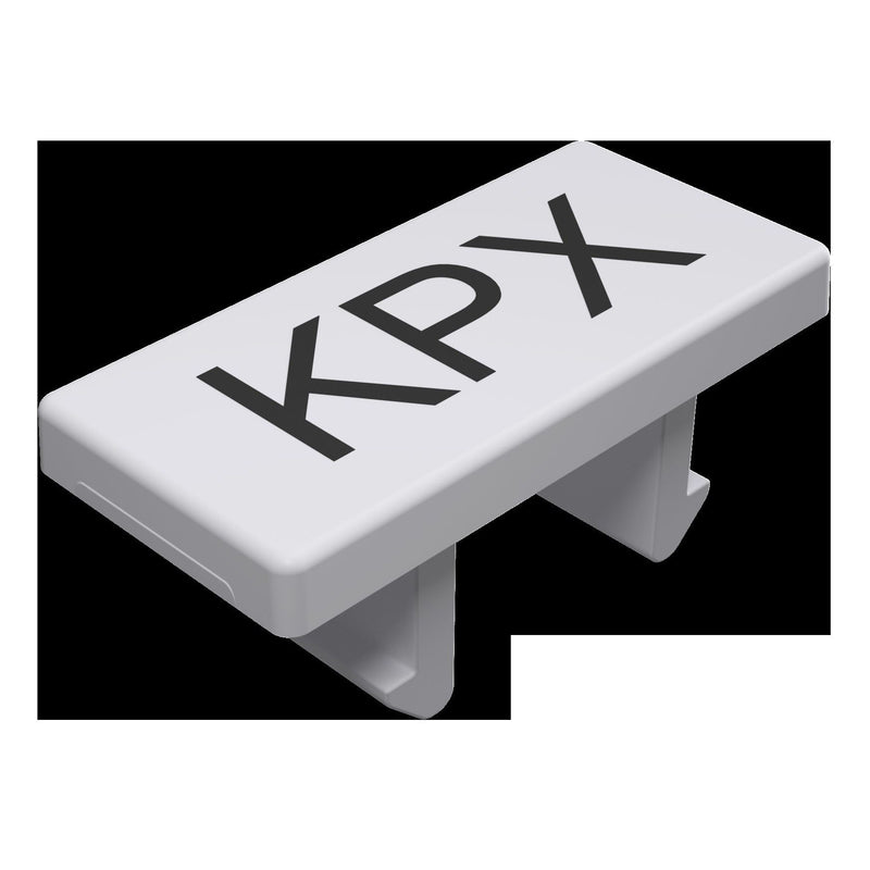Murrplastik - Klemmenmarkierung Klemmenschild KPX 5/10-5,2 ws weiß − 1008 Stück